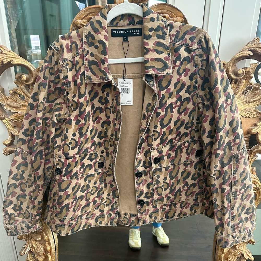 Veronica Beard Leopard Print Jacket NWT - image 1